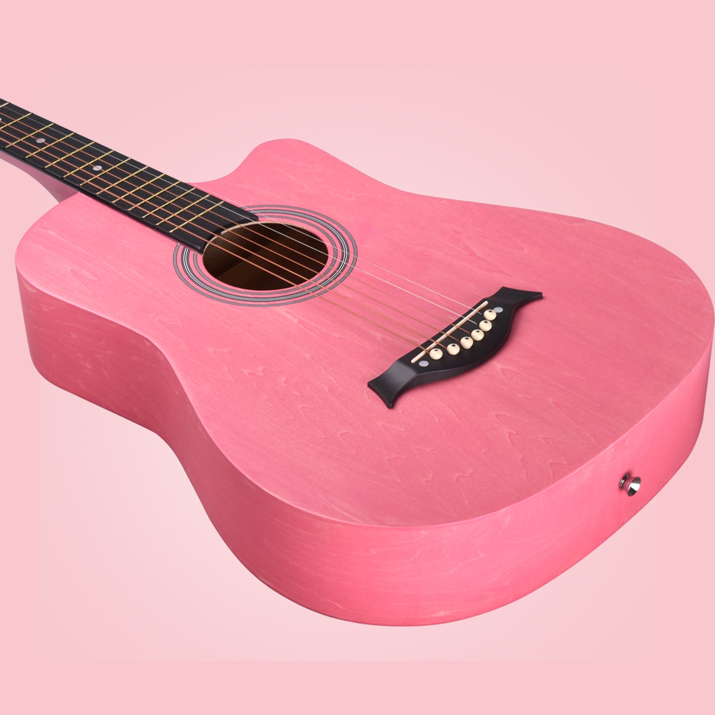 ADM 38" Cutaway Acoustic Guitar Set
