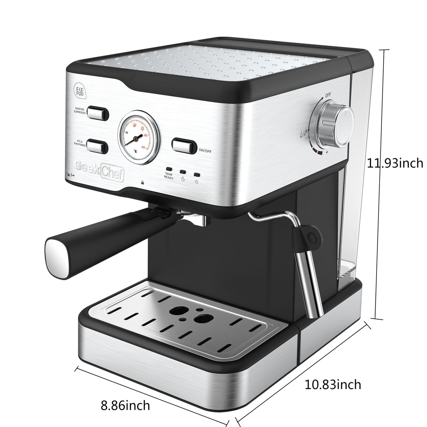 Geek Chef ESE Pod Espresso Machine