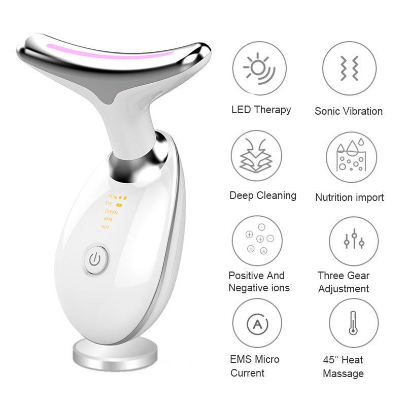 LED Photon Neck & Face Beauty Device