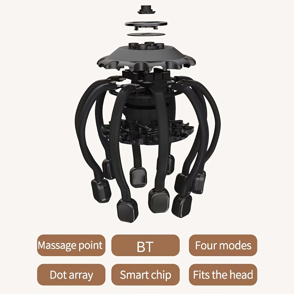 Electric Octopus Scalp Massager