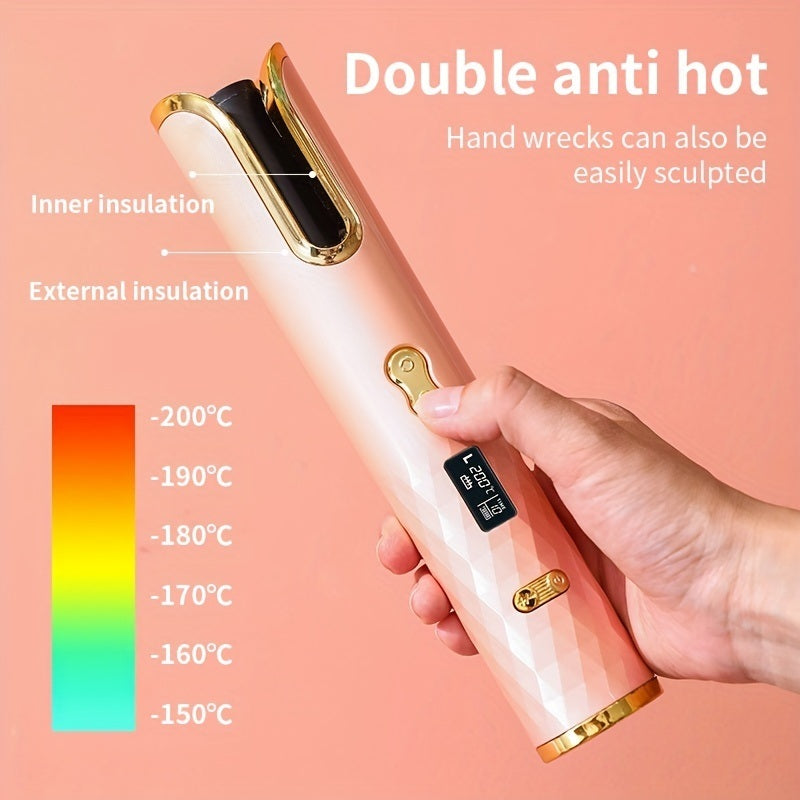 Travel-Friendly Automatic Hair Curler