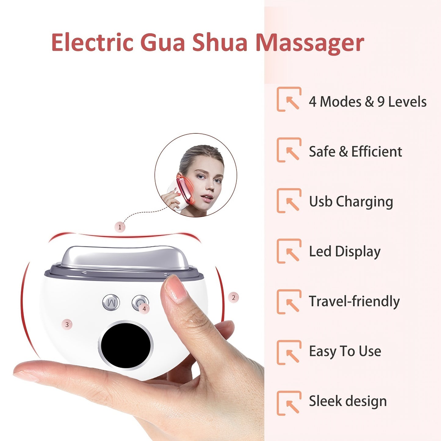 Gua Sha Electric Facial Tool