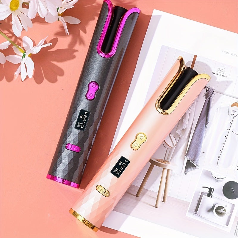 Travel-Friendly Automatic Hair Curler