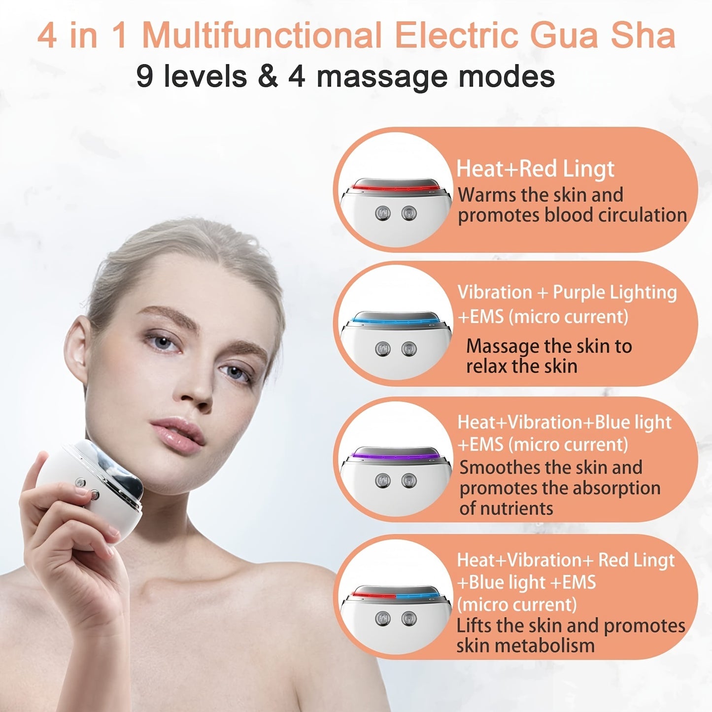 Gua Sha Electric Facial Tool