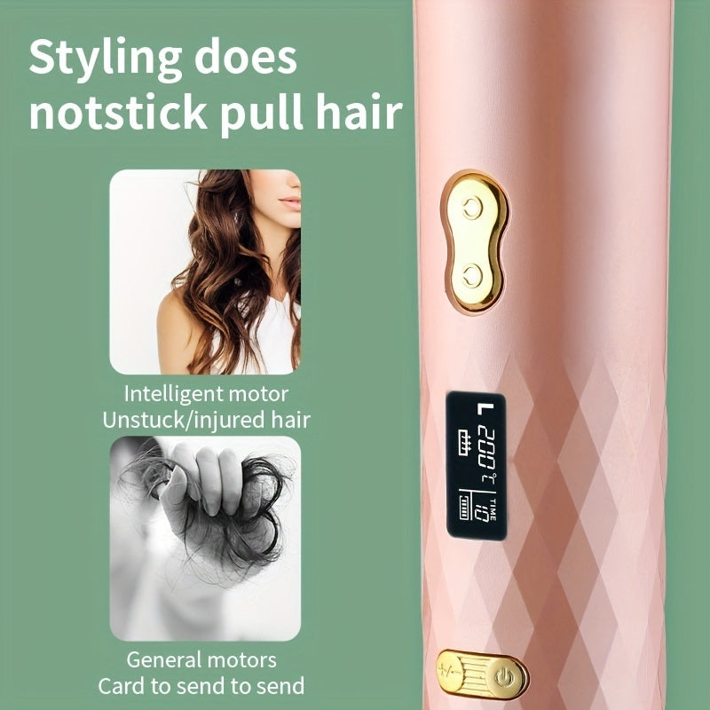 Travel-Friendly Automatic Hair Curler