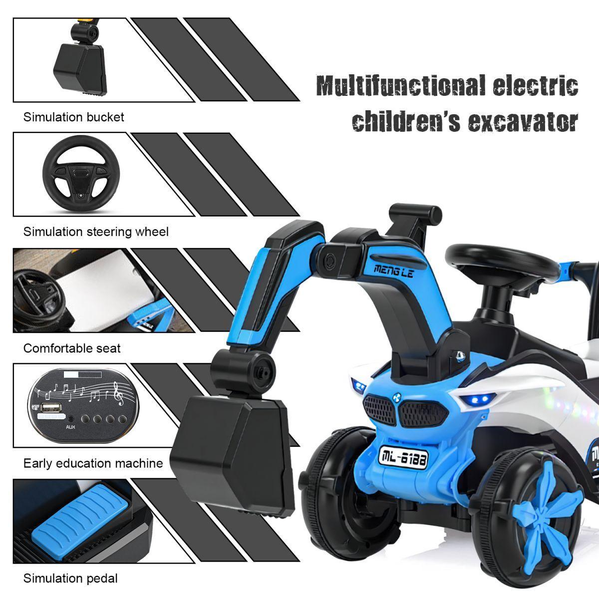 Electric Excavator - Blue