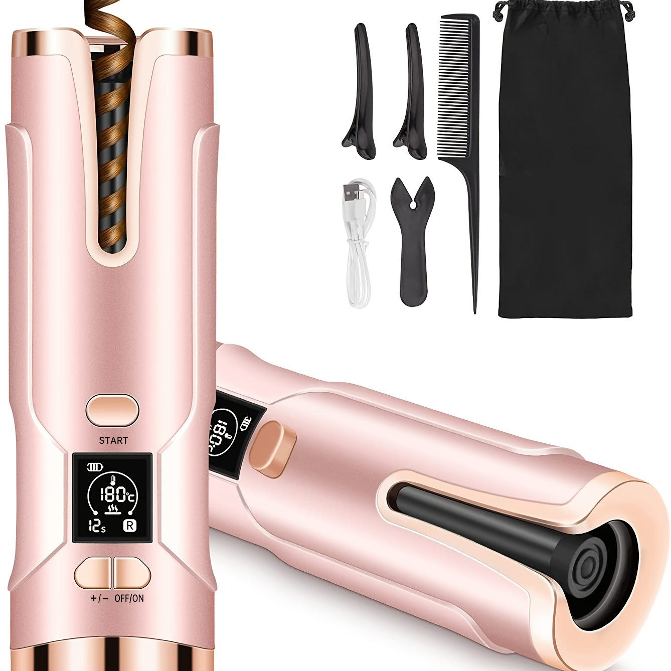 Wireless Automatic Hair Curler