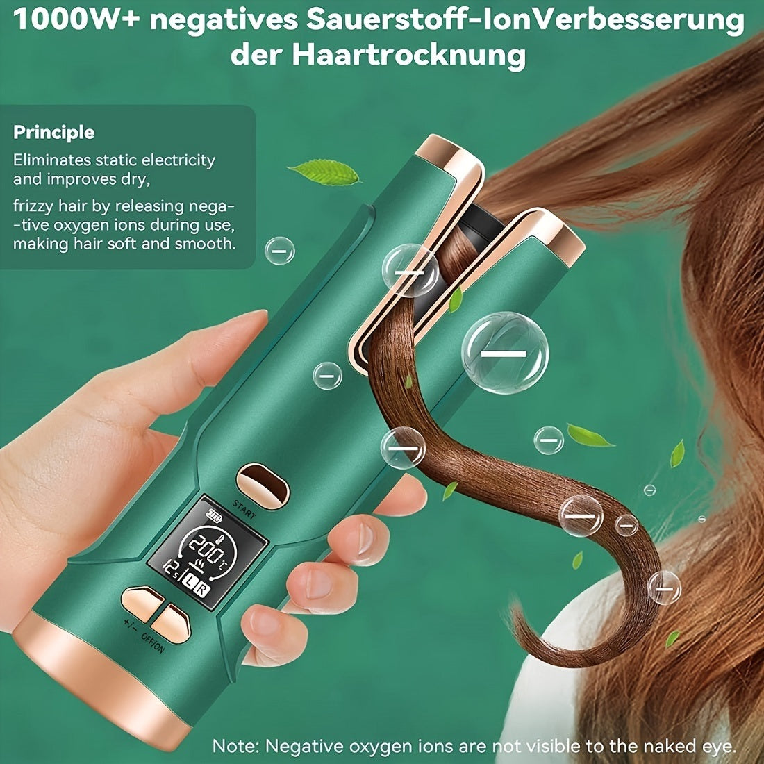 Wireless Automatic Hair Curler