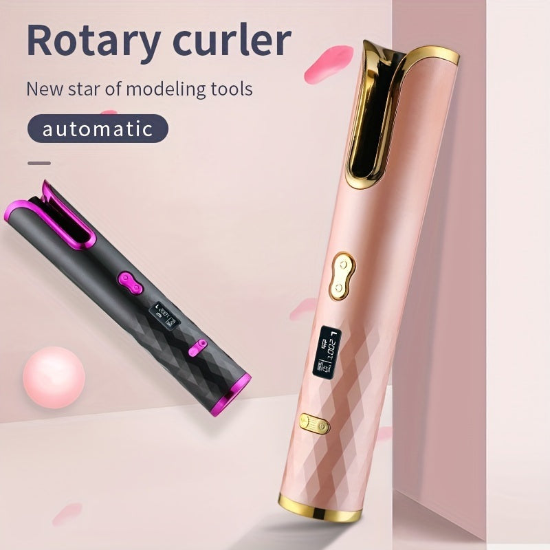 Travel-Friendly Automatic Hair Curler