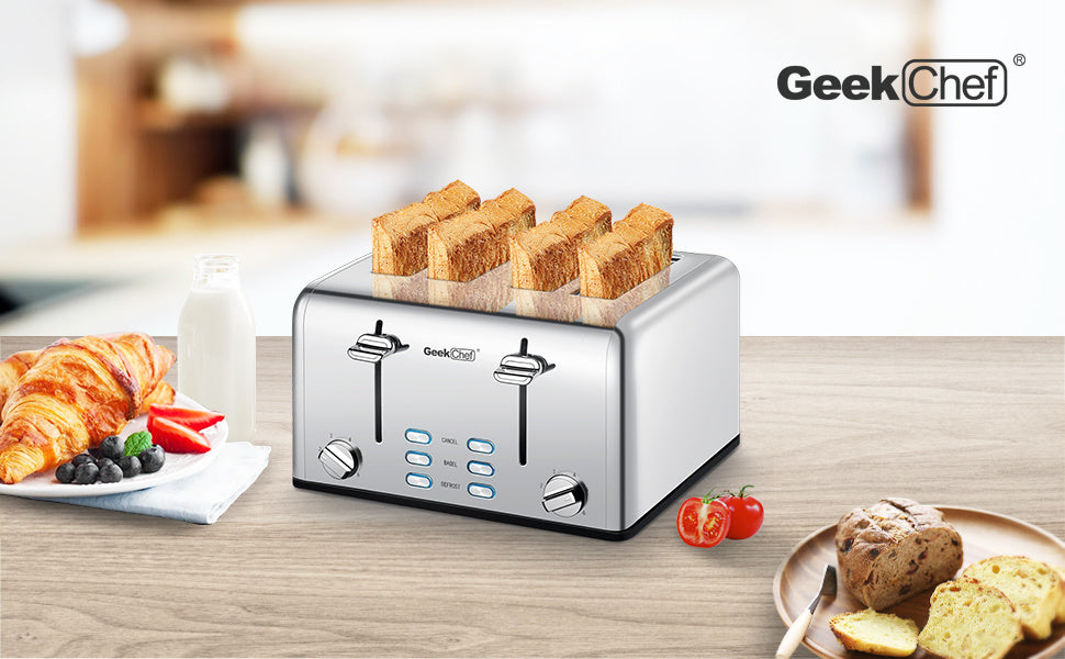 Geek Chef 4-Slice Toaster