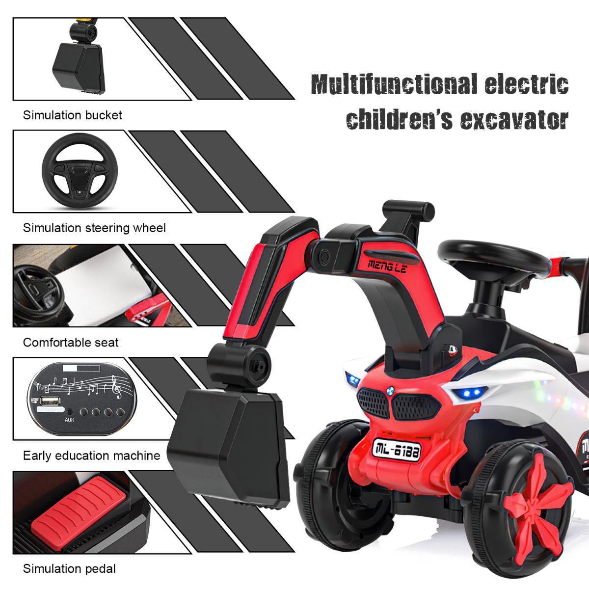 Electric Excavator - Red