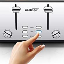 Geek Chef 4-Slice Toaster