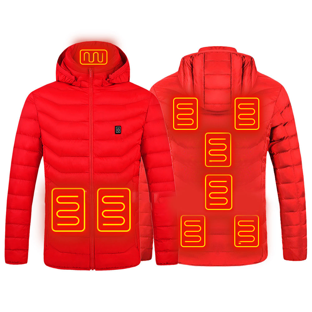 Male And Female Lightweight Electric Padded Jacket Usb Constant Temperature Electric Heating Padded Jacket