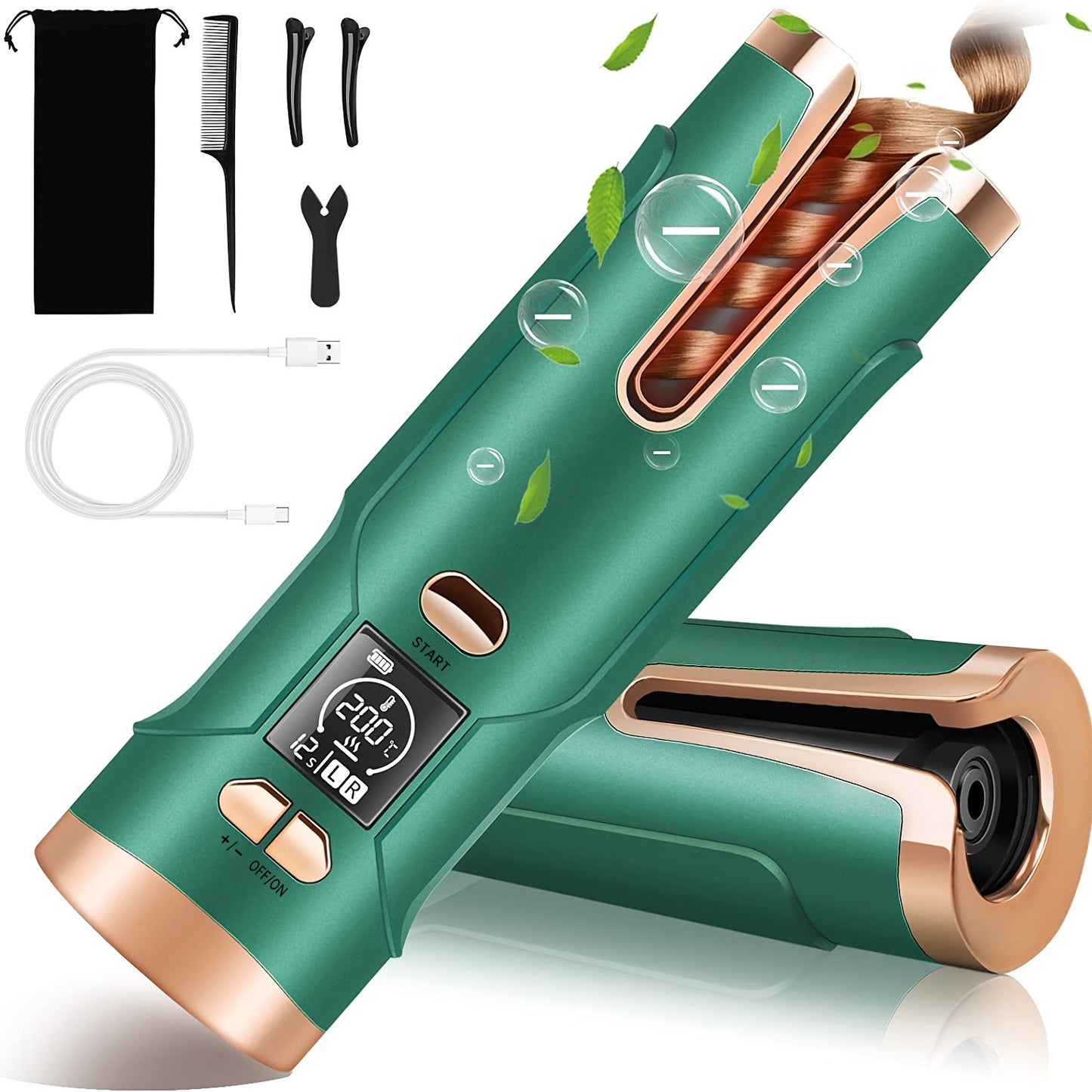 Wireless Automatic Hair Curler